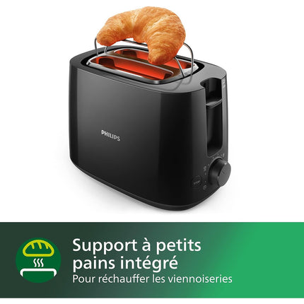 Grille-pain PHILIPS HD2581/90 Toaster Daily, 2 fentes, 830W
