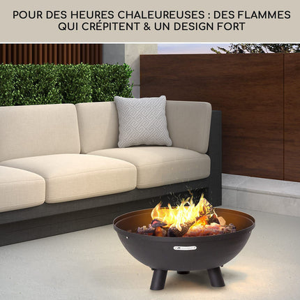 Brasero BLUMFELDT Nantai 3en1 grill & planche Ø66cm bambou