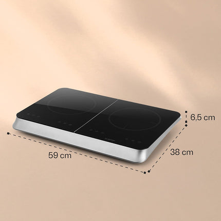 Domino induction KLARSTEIN InnoChef - 3400W - Noir