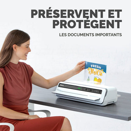 Consommable de bureau pour plastifieuse FELLOWES Poch A4 125 Micr