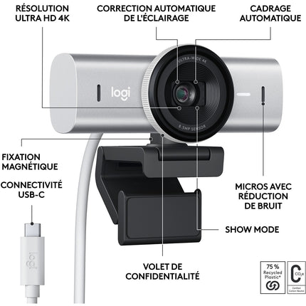 Webcam LOGITECH MX Brio Streaming 4K