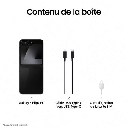 Smartphone SAMSUNG Galaxy Z Flip7 FE 128Go
