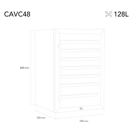 Cave à vin polyvalente LES PETITS CHAMPS CAVC48