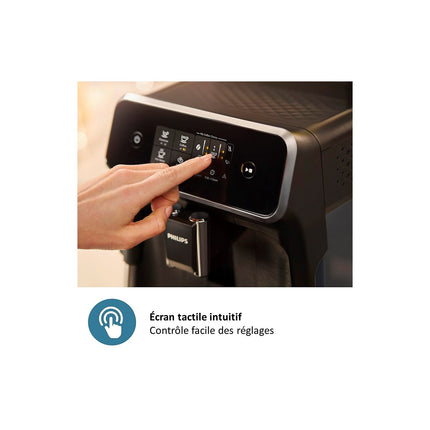Expresso Broyeur PHILIPS EP2224/10 Gris Cachemire série 2200