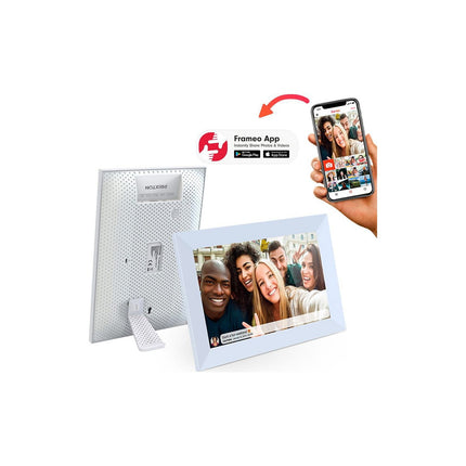 Cadre photo connecté PRIXTON Prado blanc - Écran tactile 10" - WiFi