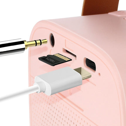 Enceinte PC MAXLIFE Enceinte Bluetooth + Micro Sans Fil Rose