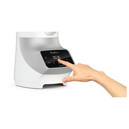 Blender chauffant MOULINEX SOUP et PLUS LM926B00 BLANC 2L + bol vapeur