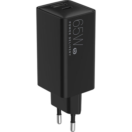 Chargeur ordinateur portable ESSENTIELB PC USB-A + USB-C 65W + cable USB-C 2M N