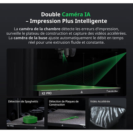 Imprimante 3D CREALITY K2 Pro Combo Imprimante 3D,Multicol.,CFS