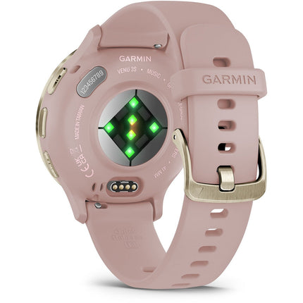 Montre sport GARMIN Venu 3S Sport et santé GPS AMOLED BT 41 mm Pink Dawn + Peach Gold