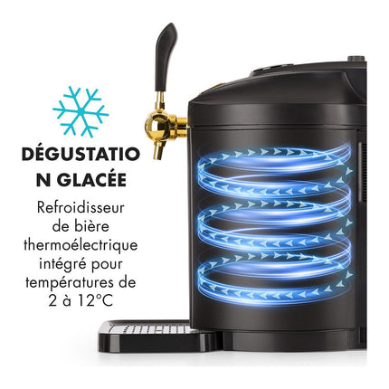 Tireuse à bière KLARSTEIN Skal - Inox noir Reconditionné