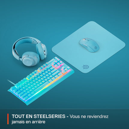 Tapis de souris STEELSERIES QcK M Aqua