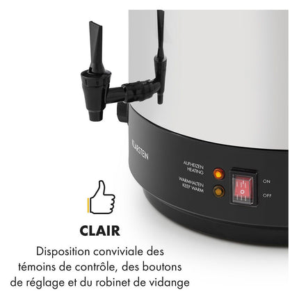 Stérilisateur de bocaux KLARSTEIN KonfiStar 60 2500W Reconditionné