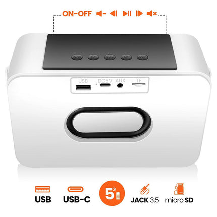 Enceinte PC AVIZAR pour Enfant avec 2 Micros et LED RGB