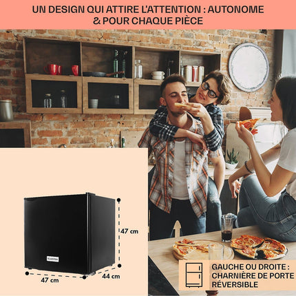 Mini congélateur KLARSTEIN Garfield 4 étoiles 35L 65W 2 niveau noir