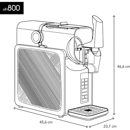 Machine à granita H.KOENIG SLH800