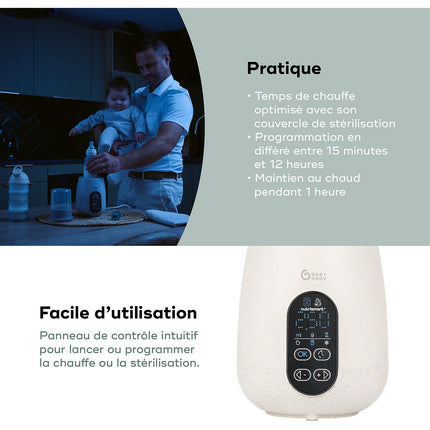 Chauffe biberon BABYMOOV Nutrismart + Mineral Beige