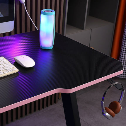 Bureau gamer AMSTRAD DESK120Z-PINK
