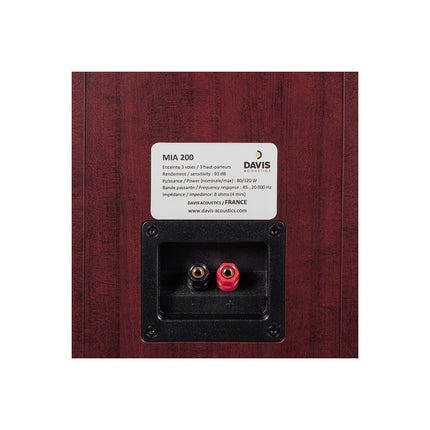 Enceinte colonne DAVIS ACOUSTICS Mia 200 Rouge à la paire