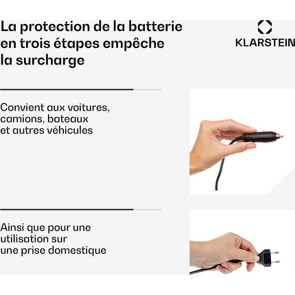 KLARSTEIN Arctiq Duo compresseur 43L 78 cm Noir