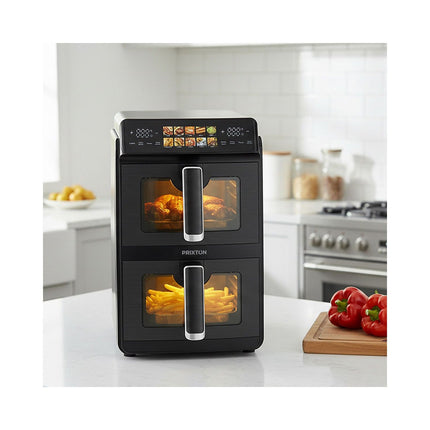 Friteuse sans huile PRIXTON Verticale 10 L avec Double Panier 2600 W