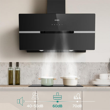 Hotte décorative murale inclinée CIARRA CD9736FB