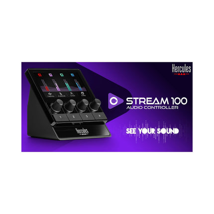 Boitier de contrôle HERCULES Audio Controller STREAM 100