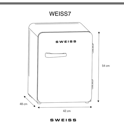 Mini réfrigérateur SWEISS WEISS7