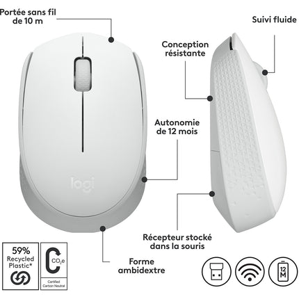 Souris sans fil LOGITECH M171 Optique