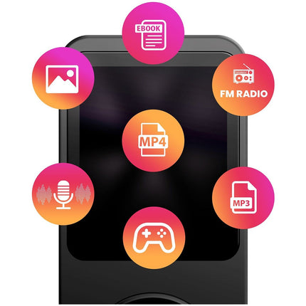 Lecteur MP3 AVIZAR Musique et Vidéo avec Micro SD