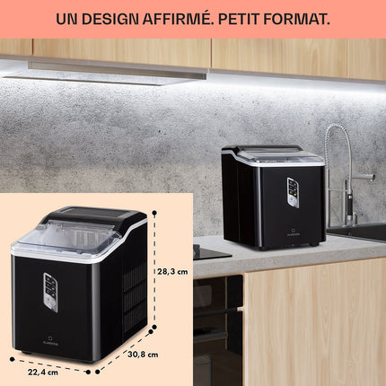 Machine à glaçons KLARSTEIN Albaron - 12 kg/24 - Noir