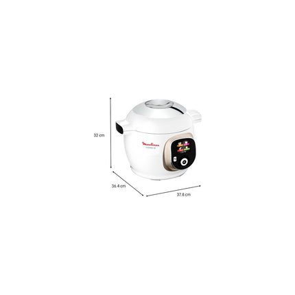 Cookeo MOULINEX COOKEO BLANC 180R + Extra Crisp YY5584FB