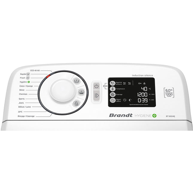 Lave linge top BRANDT BT16024Q