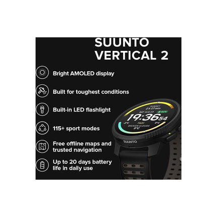 Montre sport SUUNTO Vertical 2 Black