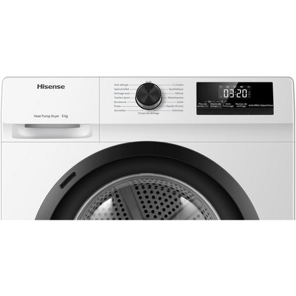 Sèche linge pompe à chaleur HISENSE DHQE802U