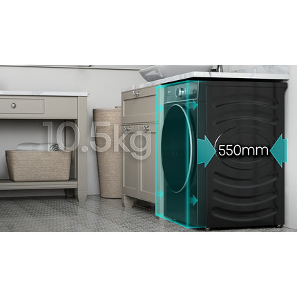 Lave linge hublot HISENSE WF5i1045BBQ