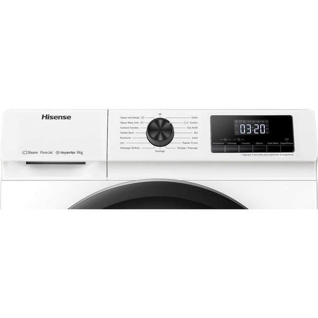 Lave linge hublot HISENSE W814QAEJM