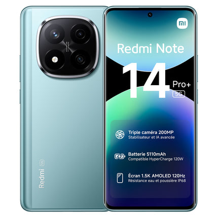 Smartphone XIAOMI Redmi Note 14 Pro+ 512Go 5G