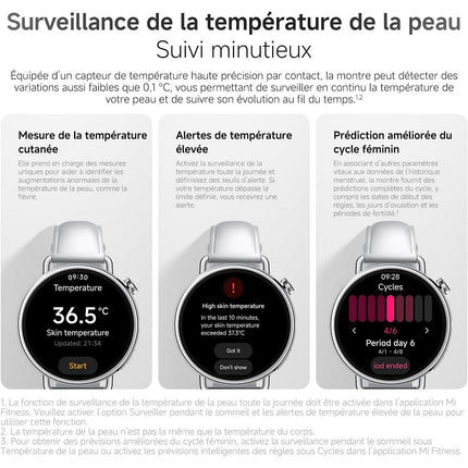 Montre connectée XIAOMI Watch S4 Noir 41mm