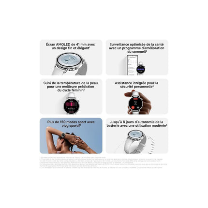 Montre connectée XIAOMI Watch S4 Menthe 41mm