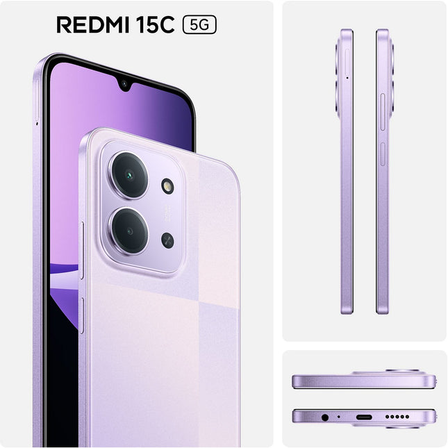 Smartphone XIAOMI Redmi 15C 256Go Violet 5G