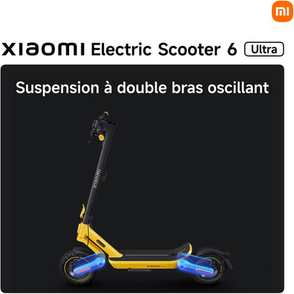 Trottinette électrique XIAOMI Electric Scooter 6 Ultra Jaune
