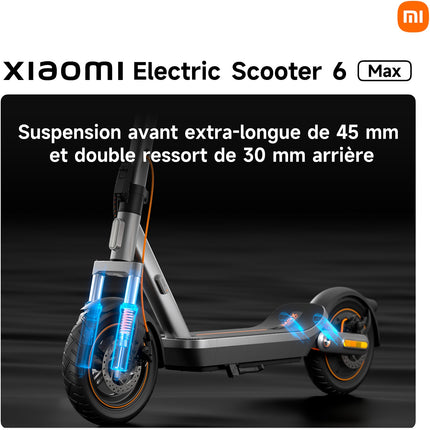 Trottinette électrique XIAOMI Electric Scooter 6 Max Noir