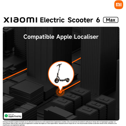 Trottinette électrique XIAOMI Electric Scooter 6 Max Noir