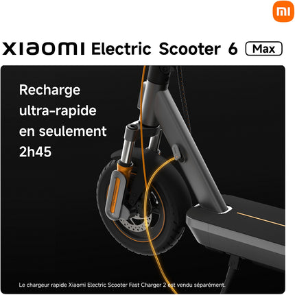 Trottinette électrique XIAOMI Electric Scooter 6 Max Noir