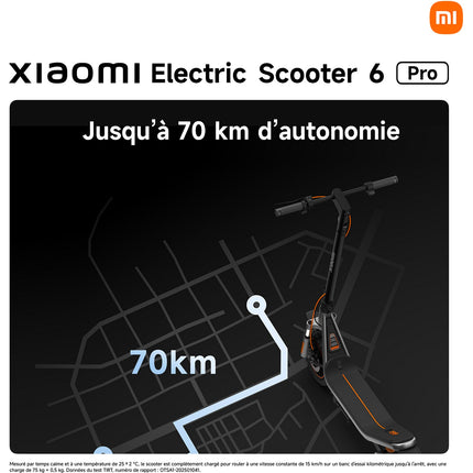 Trottinette électrique XIAOMI Electric Scooter 6 Max Noir