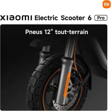 Trottinette électrique XIAOMI Electric Scooter 6 Max Noir