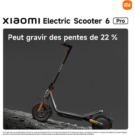 Trottinette électrique XIAOMI Electric Scooter 6 Max Noir