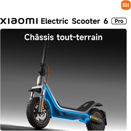 Trottinette électrique XIAOMI Electric Scooter 6 Max Noir