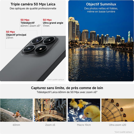 Smartphone XIAOMI 17 conçu avec Leica 512Go 5G